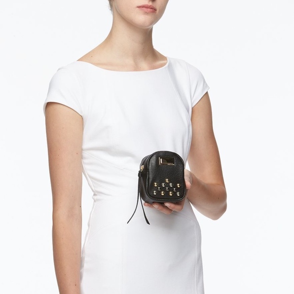 JUICY COUTURE Black Stud Backpack Key Chain Fob - Picture 4 of 5